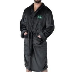 Underwear & Sleepwear^New York Jets Men's The Northwest Group Black Bathrobe