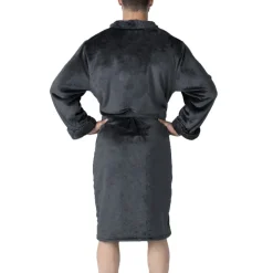 Underwear & Sleepwear^New York Jets Men's The Northwest Group Black Bathrobe