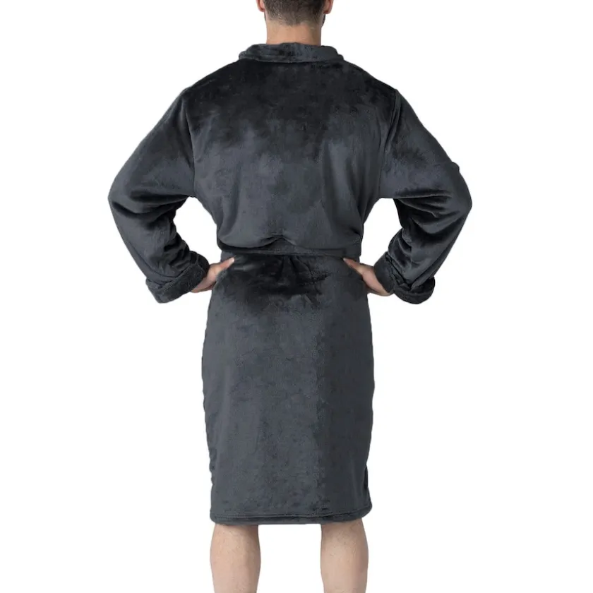 Underwear & Sleepwear^New York Jets Men's The Northwest Group Black Bathrobe