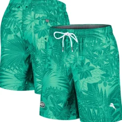 Shorts & Pants^New York Jets Men's Tommy Bahama Green Santiago Palms Board Shorts