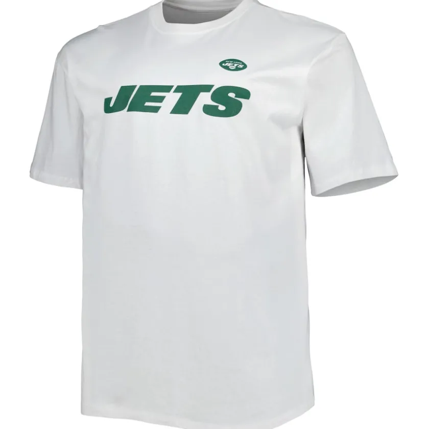 Big & Tall^New York Jets Men's White Big & Tall Hometown Collection Hot Shot T-Shirt