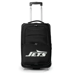 Travel|School Supplies^New York Jets MOJO Black 21" Softside Rolling Carry-On Suitcase