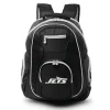 Travel|School Supplies^New York Jets MOJO Black/Gray Premium Color Trim Backpack