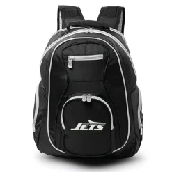 Travel|School Supplies^New York Jets MOJO Black/Gray Premium Color Trim Backpack