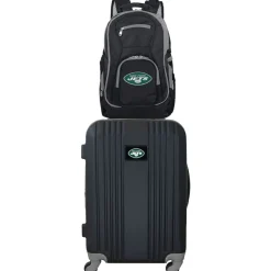 Travel|School Supplies^New York Jets MOJO Gray 2-Piece Backpack & Carry-On Luggage Set