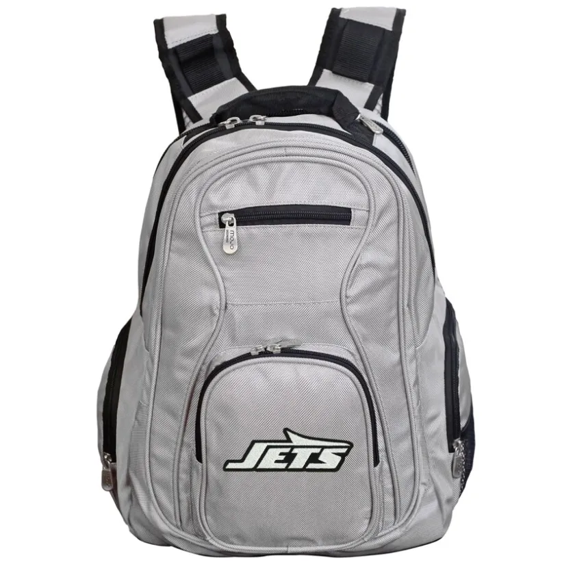 Travel|School Supplies^New York Jets MOJO Gray Premium Laptop Backpack