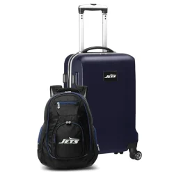 Travel|School Supplies^New York Jets MOJO Navy 2-Piece Backpack & Carry-On Set