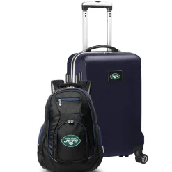 Travel|School Supplies^New York Jets MOJO Navy 2-Piece Backpack & Carry-On Set