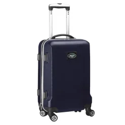 Travel|School Supplies^New York Jets Navy 20" 8-Wheel Hardcase Spinner Carry-On