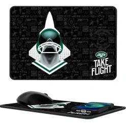 Office Accessories^New York Jets 2024 Illustrated Limited Edition Wireless Charger And Mouse Pad