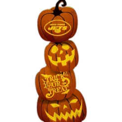 Holiday Items|Holiday Decorations^New York Jets 31'' Pumpkin Leaner