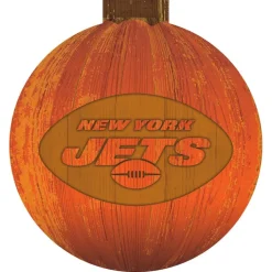 Holiday Items|Holiday Decorations^New York Jets 12'' Pumpkin Sign