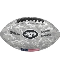Footballs^New York Jets 2024 Salute To Service Wilson Pro Football