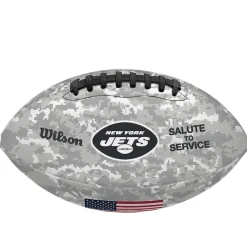 Footballs^New York Jets 2024 Salute To Service Wilson Pro Football