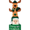 Holiday Items|Holiday Decorations^New York Jets 31'' Santa Stack Leaner