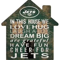 Wall Art|Wall Art^New York Jets 12'' Team House Sign