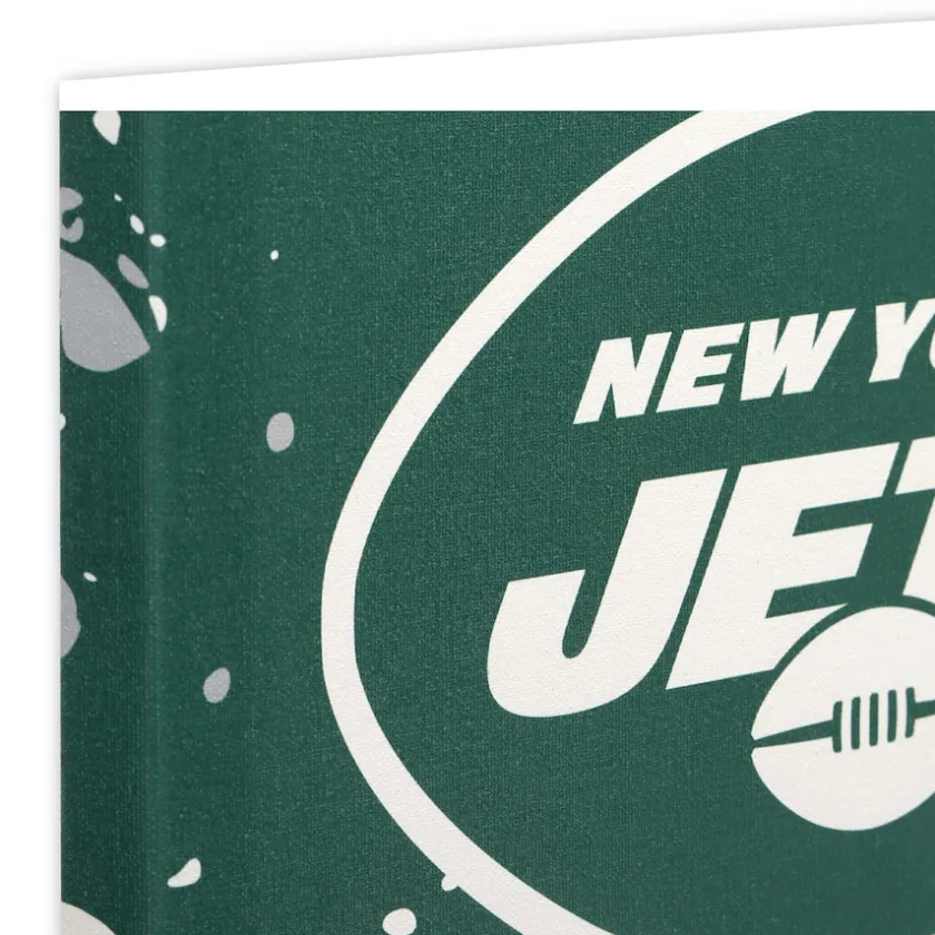 Wall Art^New York Jets 15" X 23" City Skyline Canvas Wall Art