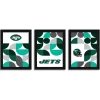 Picture Frames & Albums^New York Jets 12" X 16" Framed Minimalist Print Set