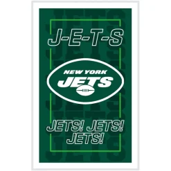 Lighting^New York Jets 14" X 22" Neolite LED Rectangle Wall Sign