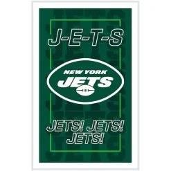 Lighting^New York Jets 14" X 22" Neolite LED Rectangle Wall Sign
