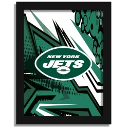 Picture Frames & Albums^New York Jets 12" X 16" Team Comic Framed Art Print