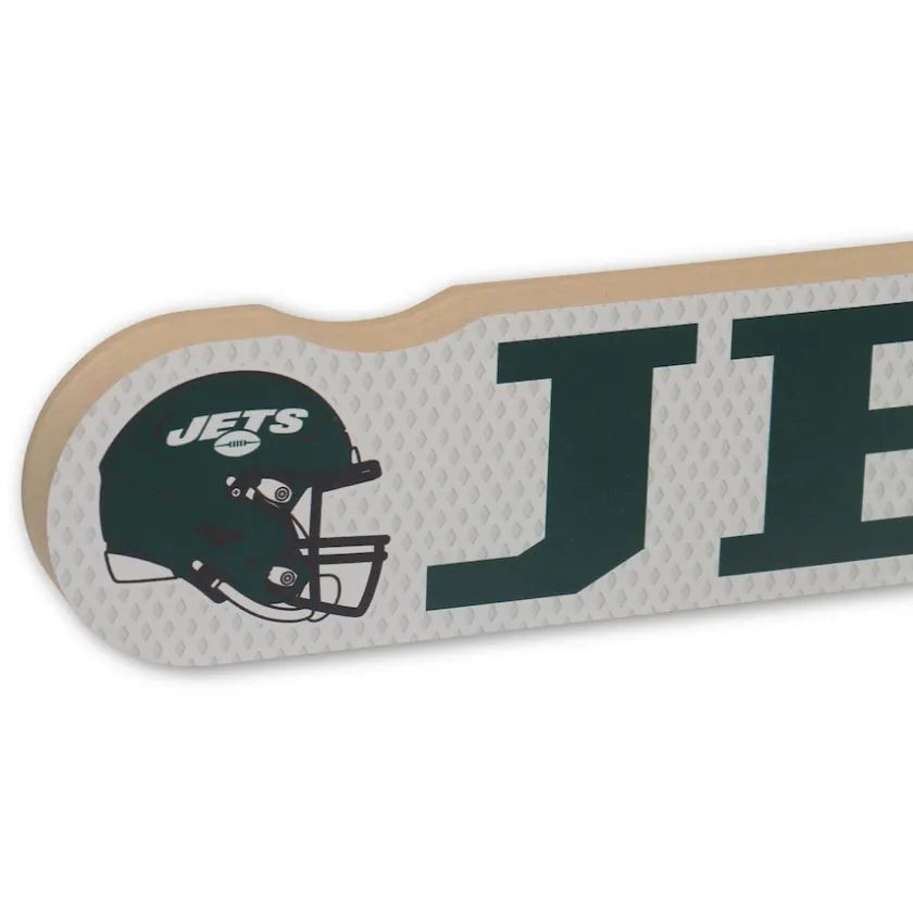 Wall Art^New York Jets 16.5" X 3" Wood Display Block