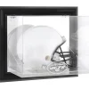 Display Cases^New York Jets Black Framed Wall-Mounted Helmet Display