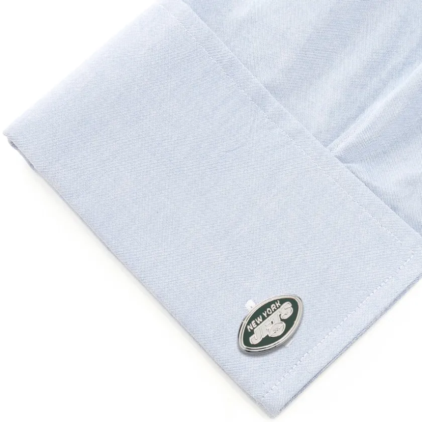 Accessories|Jewelry^New York Jets Cufflinks & Tie Bar Gift Set