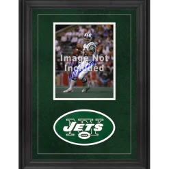 Display Cases|Photos^New York Jets Deluxe 8'' X 10'' Vertical Photograph Frame With Team Logo