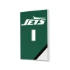 Lighting^New York Jets Diagonal Stripe Single Toggle Light Switch Plate