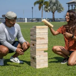 Toys & Games|Toys & Outdoor Games^New York Jets Giant Wooden Tumble Tower Game