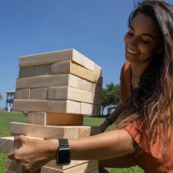 Toys & Games|Toys & Outdoor Games^New York Jets Giant Wooden Tumble Tower Game