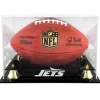 Display Cases^New York Jets Golden Classic Team Logo Football Display Case