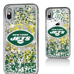 Phone Cases|Electronics^New York Jets IPhone Glitter Case With Confetti Design