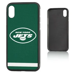Phone Cases|Electronics^New York Jets IPhone Stripe Design Bump Case