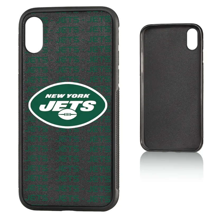 Phone Cases^New York Jets IPhone Text Backdrop Design Bump Case