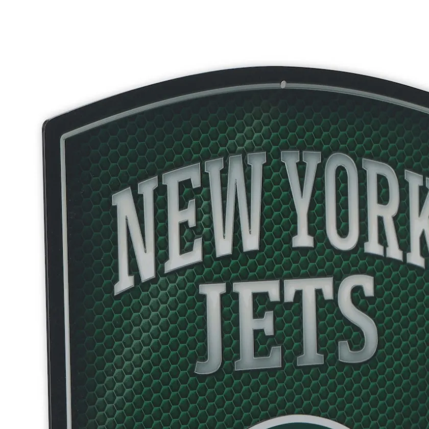 Wall Art|Wall Art^New York Jets Layered Stripe Metal Sign