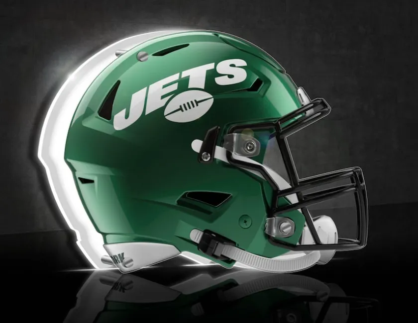 Lighting^New York Jets LED Helmet Tabletop Sign