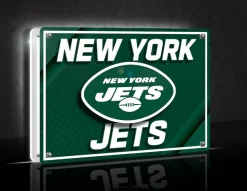 Lighting^New York Jets LED Rectangle Tabletop Sign