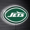 Lighting^New York Jets LED Team Logo Shaped Lighted Wall Sign