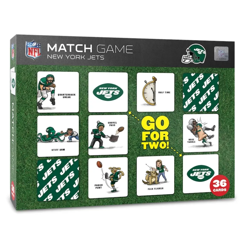 Toys & Outdoor Games|Toys & Games^New York Jets Licensed Memory Match Game