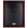 Display Cases^New York Jets Mahogany Framed Jersey Display Case