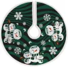 Holiday Items|Holiday Decorations^New York Jets Snowman Sherpa Christmas Tree Skirt