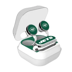 Music^New York Jets Stripe Design Wireless Earbuds