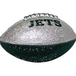 Footballs^New York Jets Swarovski Crystal Football
