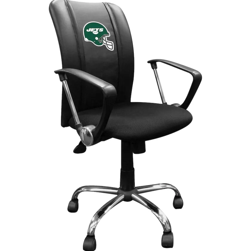 Furniture^New York Jets Team Curve Task Chair