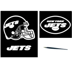Toys & Games|Toys & Outdoor Games^New York Jets Team Pride Scratch Art Craft Kit