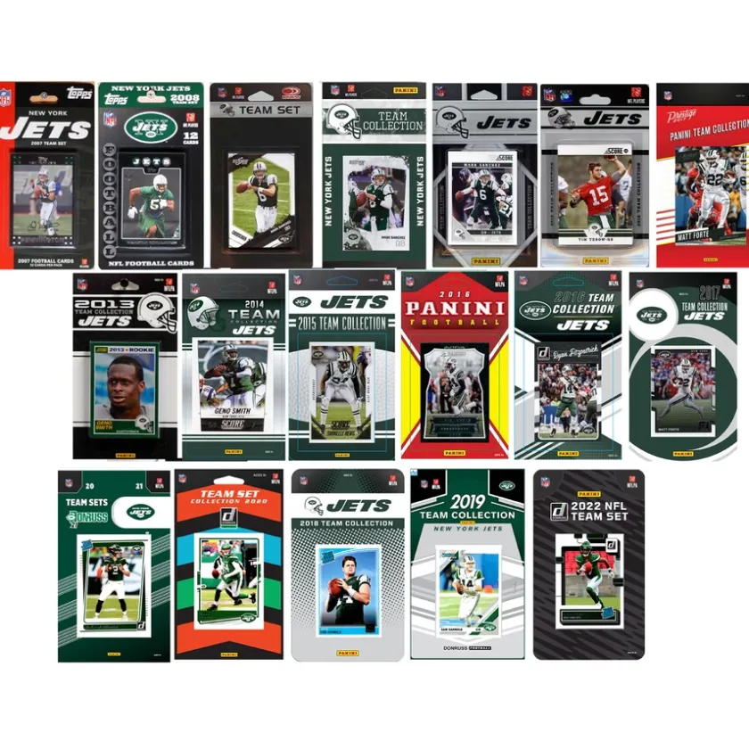 Trading Cards^New York Jets Trading Cards Team Sets