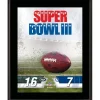 Wall Art|Photos^New York Jets Vs. Baltimore Colts Super Bowl III 10.5" X 13" Sublimated Plaque