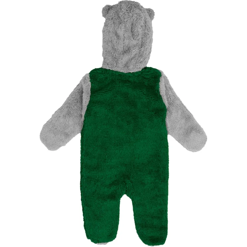 Rompers^New York Jets Newborn & Infant Green Game Nap Teddy Fleece Bunting Full-Zip Sleeper